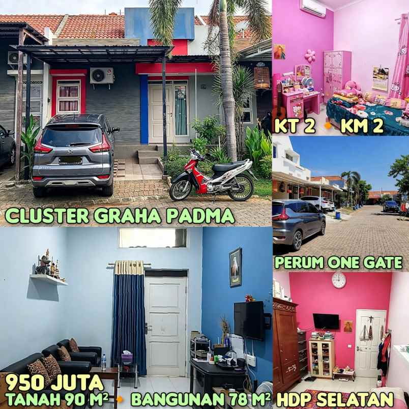 dijual rumah di cluster graha padma semarang