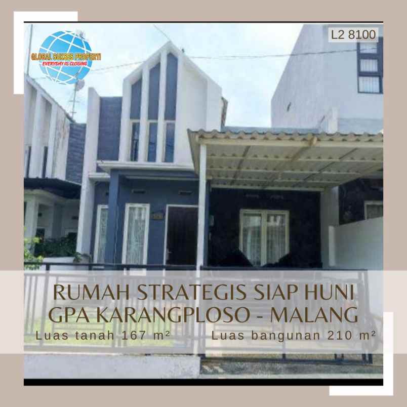 dijual rumah di griya permata alam ngijo