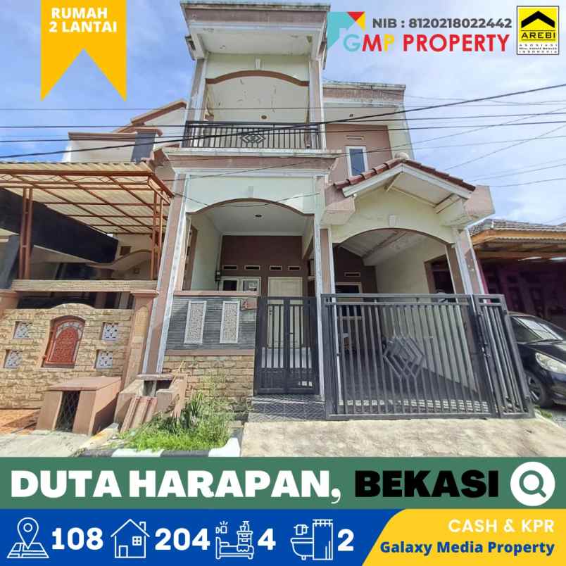 dijual rumah harapan duta