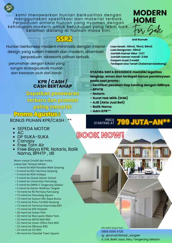 dijual rumah jl baru luk bakti jaya