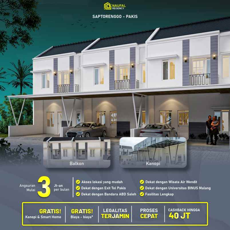 dijual rumah jl borobugis rt 17 rw 3