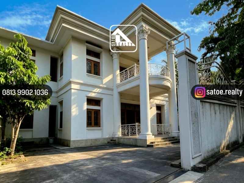 dijual rumah jl dharmawangsa kebayoran