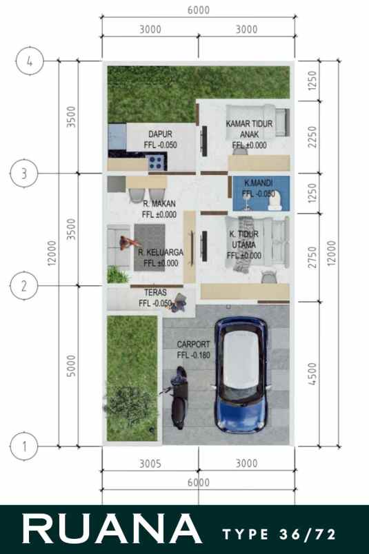 dijual rumah jl dipatiukur banjaran bandung