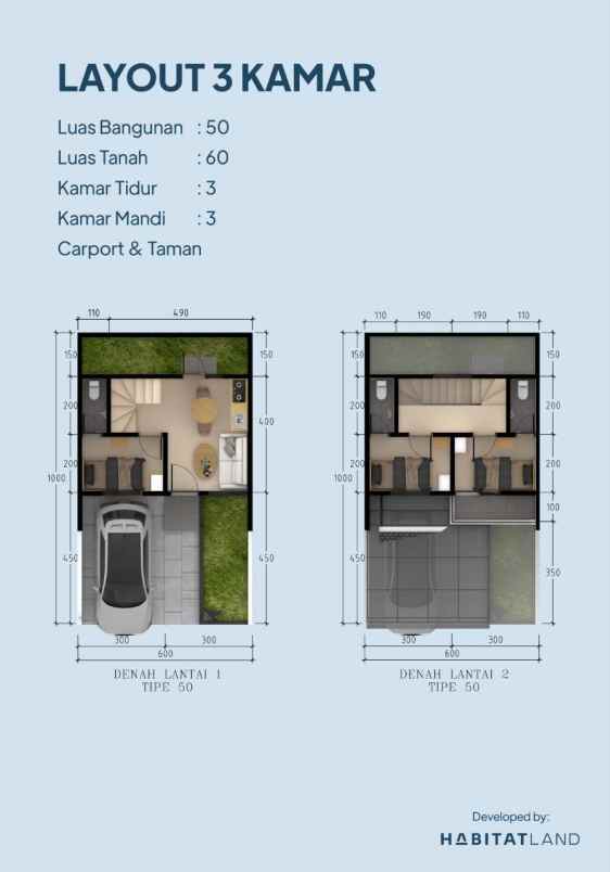 dijual rumah jl hegarmanah habitat vi