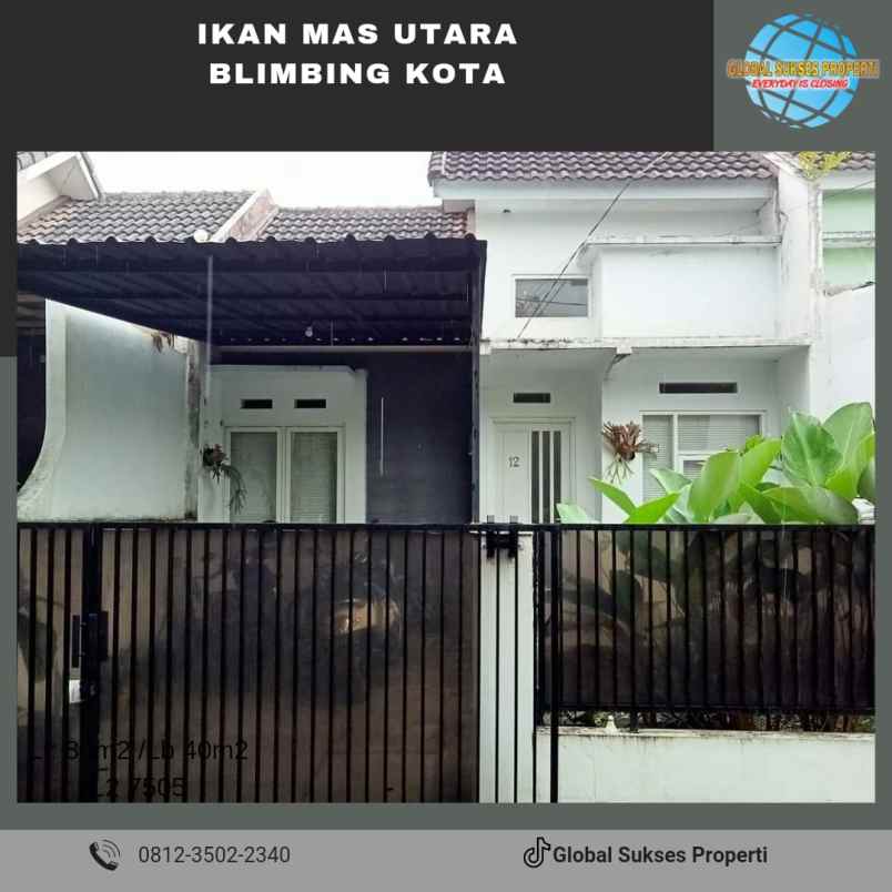 dijual rumah jl ikan mas utara