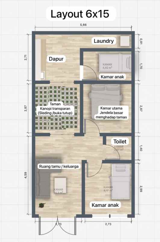 dijual rumah jl jejalenjaya desa