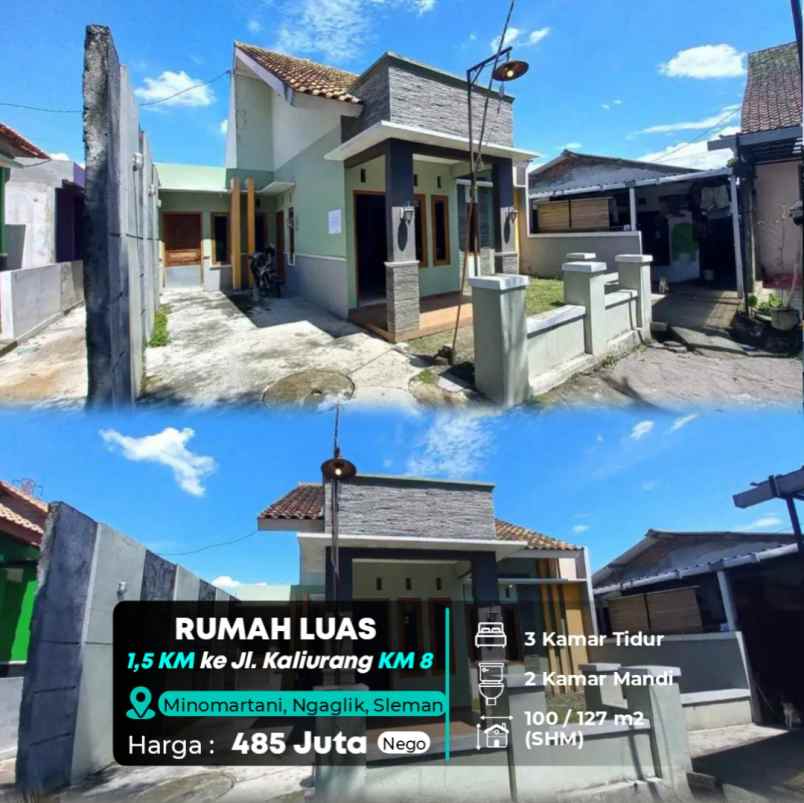 dijual rumah jl kaliurang km 8