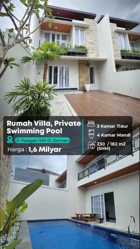 dijual rumah jl palagan km 10