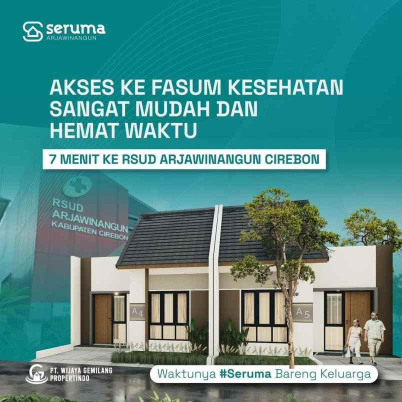 dijual rumah jl raya palimanan jatibarang