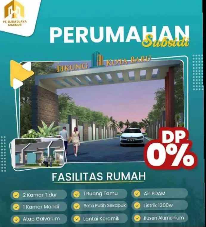 dijual rumah jl raya provinsi tikung