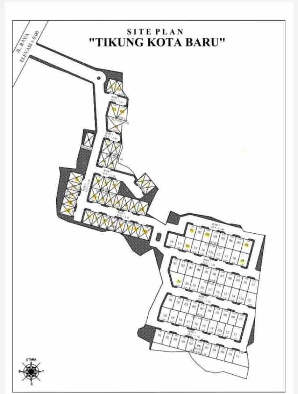 dijual rumah jl raya provinsi tikung