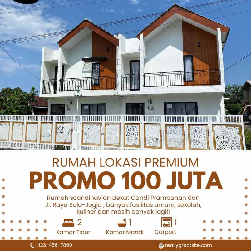 dijual rumah jl roro jonggrang no 26 22