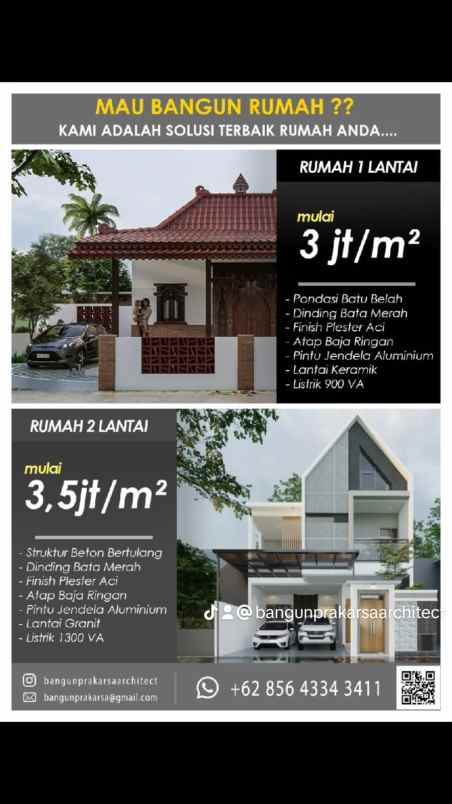 dijual rumah jl selarong area sawah