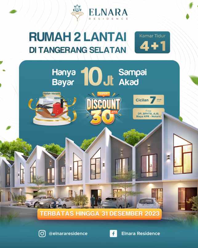 dijual rumah jln raya puspitek pamulang