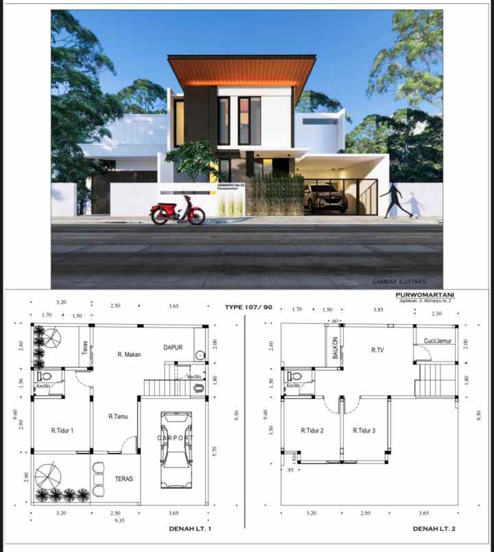 dijual rumah karangmojo purwomartani