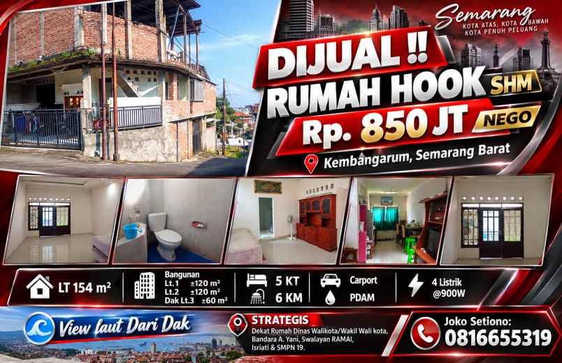 dijual rumah kembangarum semarang barat