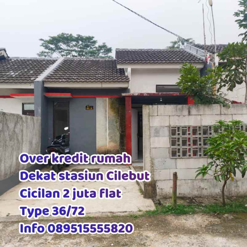 dijual rumah kencana cilebut kota bogor