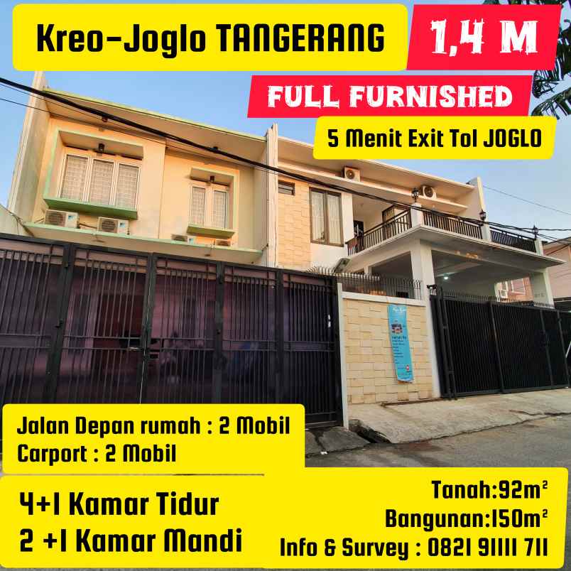 dijual rumah kreo joglo