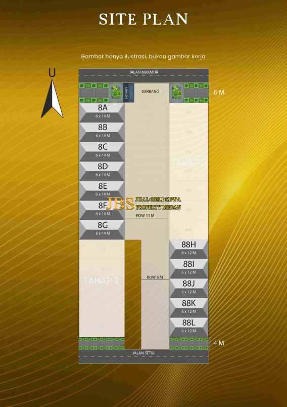 dijual rumah makmur mas jalan makmur