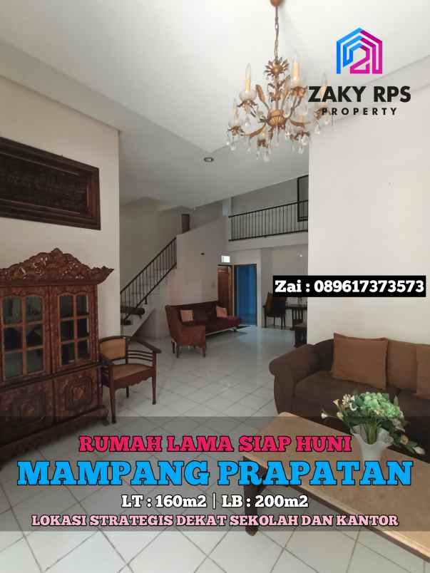 dijual rumah mampang prapatan