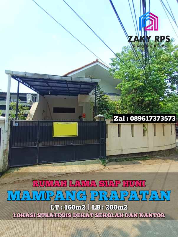 dijual rumah mampang prapatan