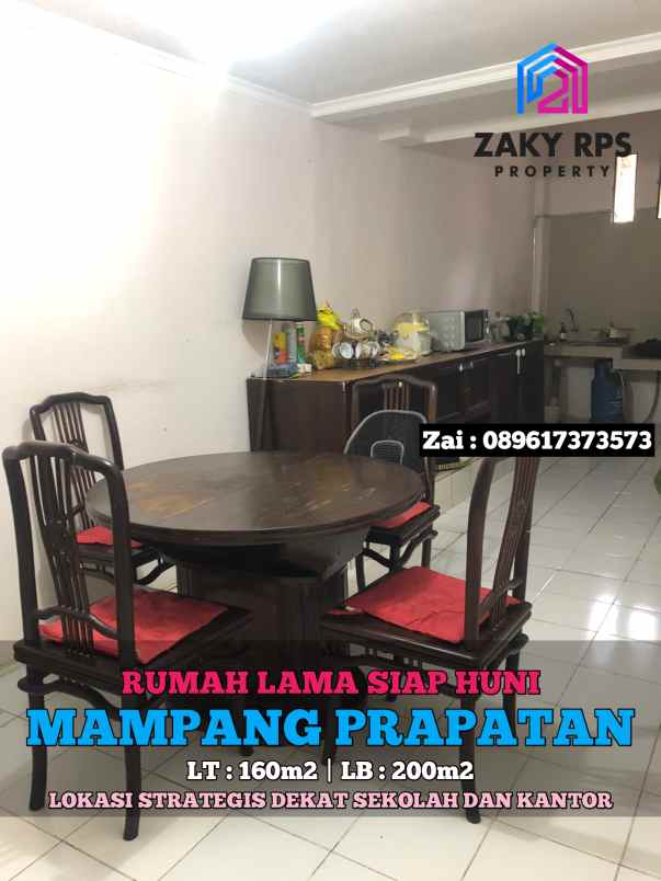 dijual rumah mampang prapatan