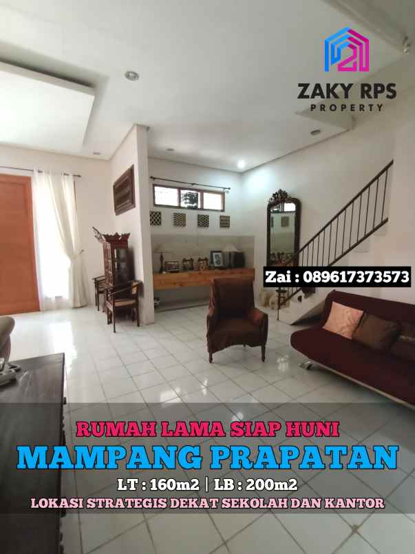 dijual rumah mampang prapatan