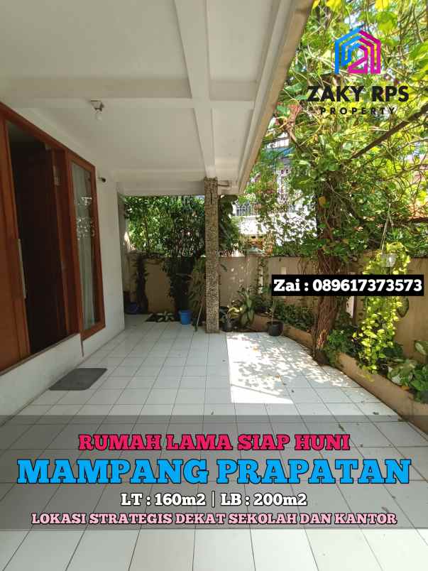 dijual rumah mampang prapatan