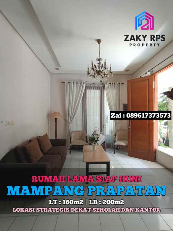 dijual rumah mampang prapatan