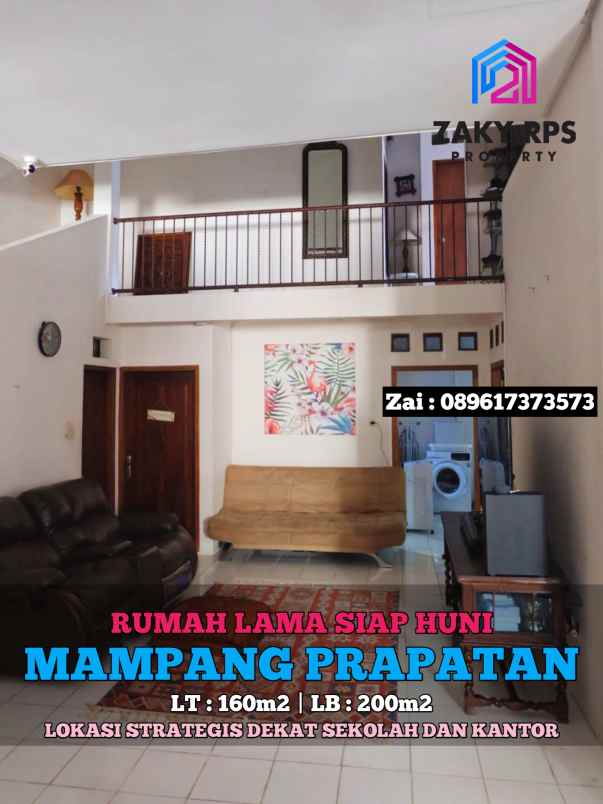 dijual rumah mampang prapatan