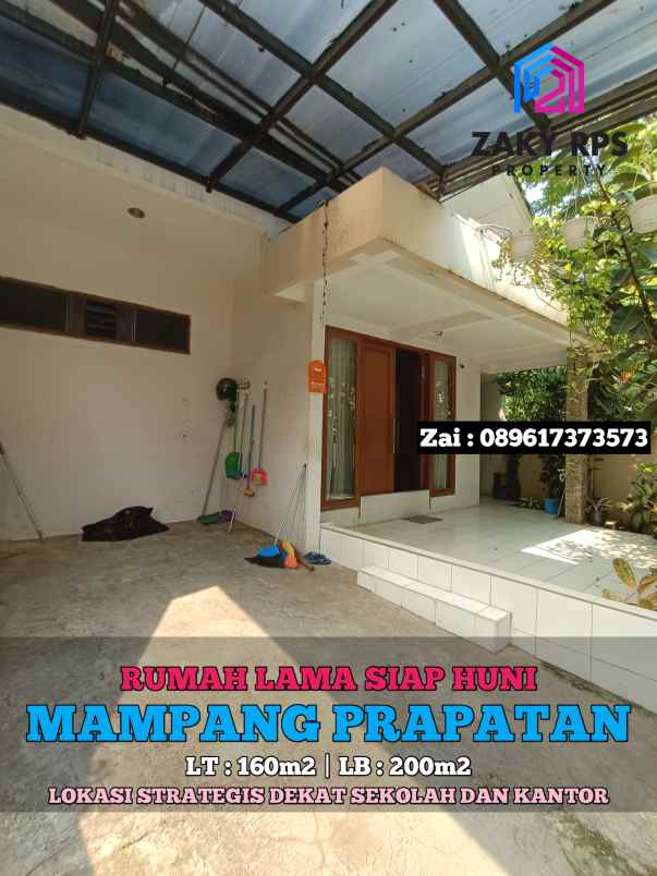 dijual rumah mampang prapatan