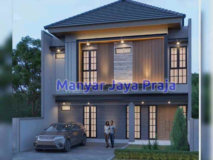 dijual rumah manyar jaya praja