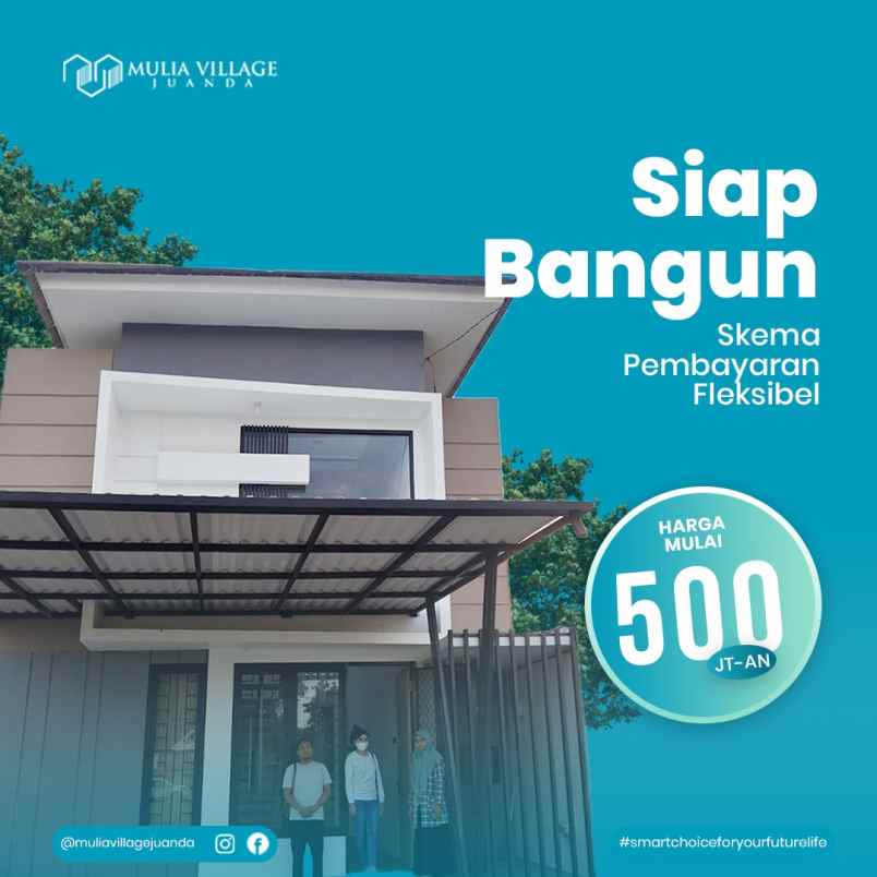 dijual rumah mulia village juanda