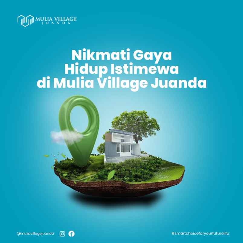 dijual rumah mulia village juanda