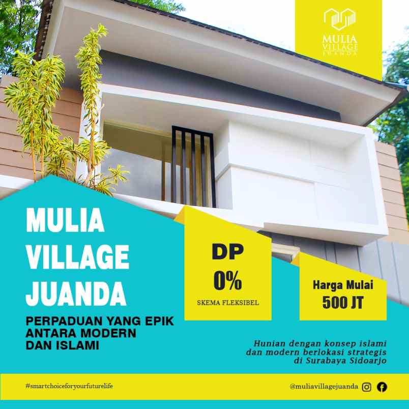 dijual rumah mulia village juanda