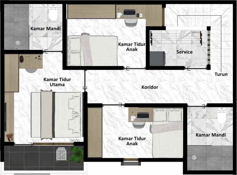 dijual rumah pakansari bogor