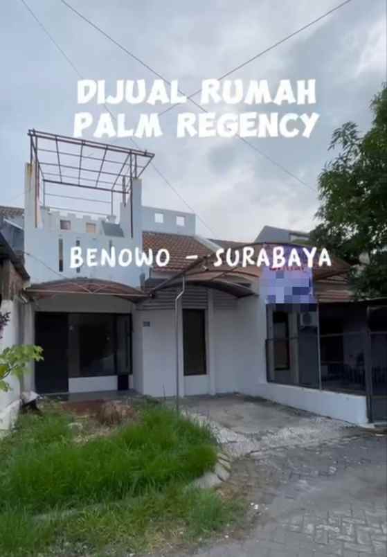 dijual rumah palm regency