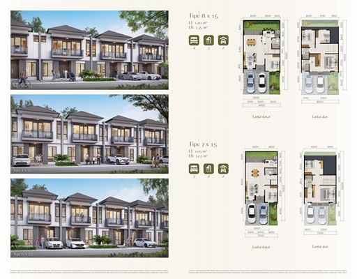 dijual rumah paramount petals