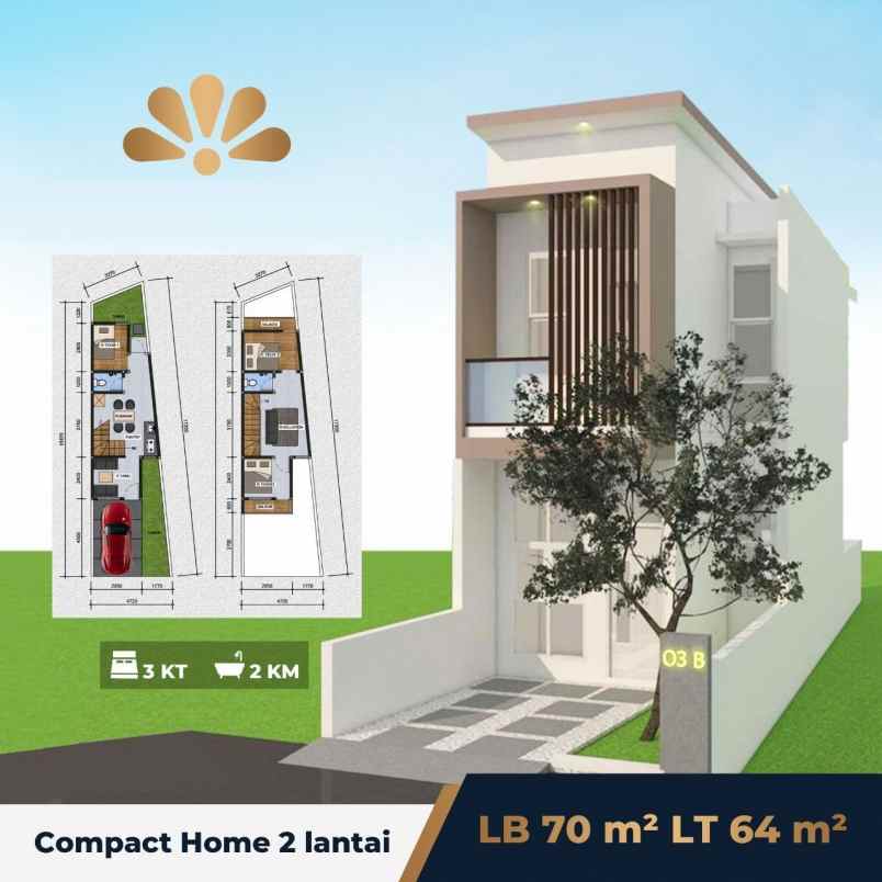 dijual rumah parigi