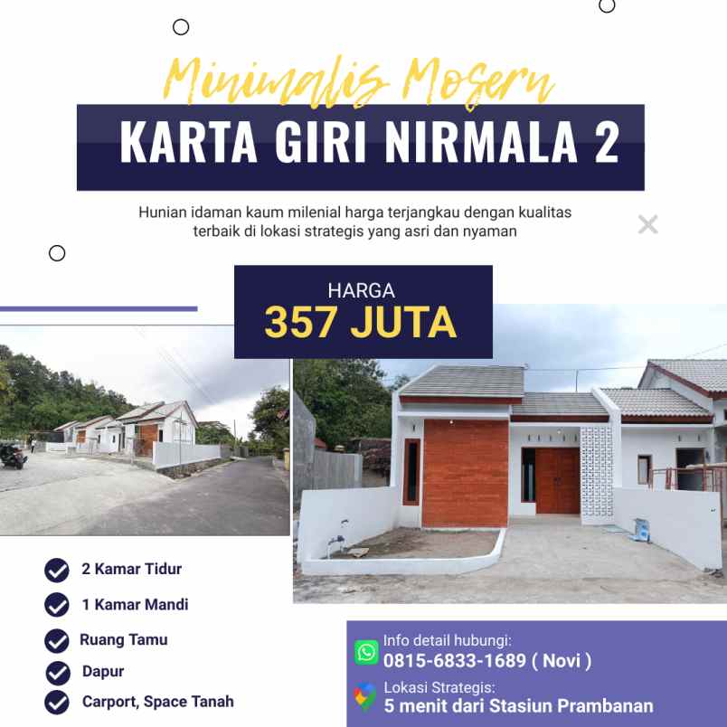 dijual rumah pereng kulon pereng kec