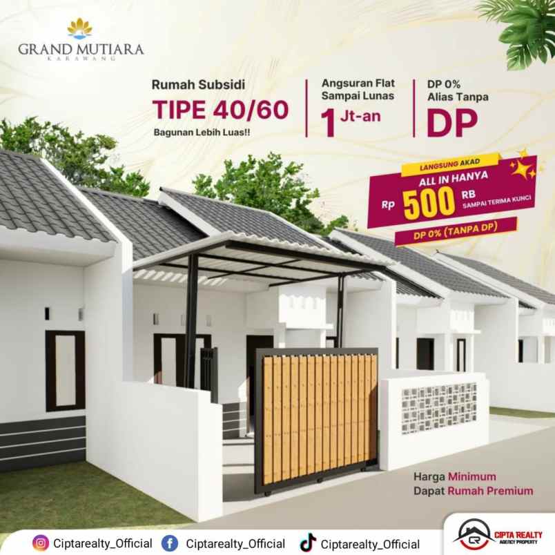 dijual rumah perum grand mutiara kosambi