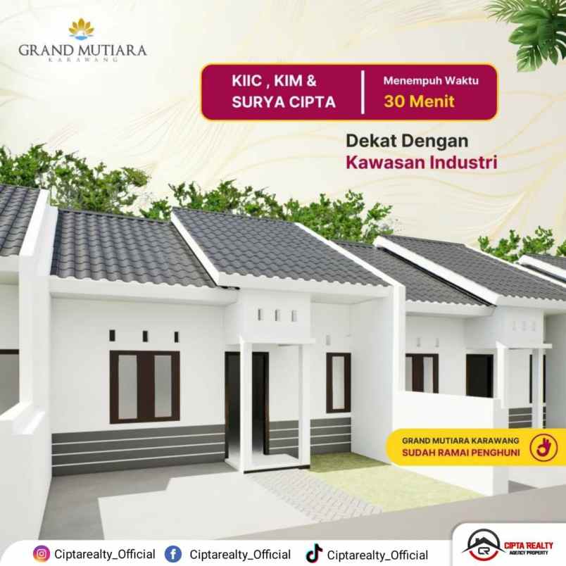 dijual rumah perum grand mutiara kosambi