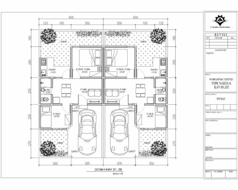 dijual rumah perum nawasena toriyo