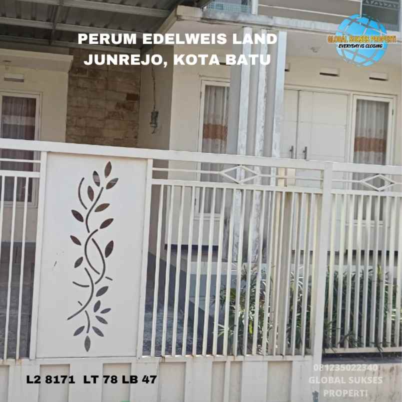 dijual rumah perumahan edelweis