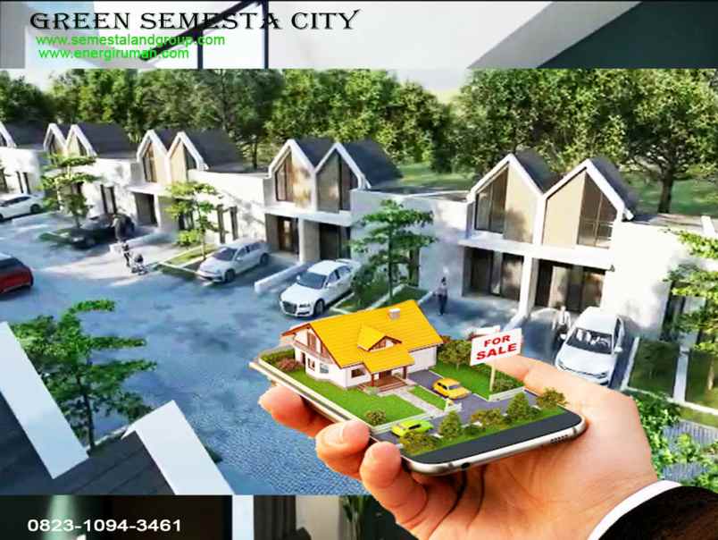 dijual rumah perumahan green semesta city