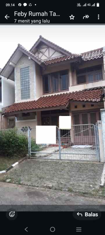 dijual rumah perumahan taman alfa indah