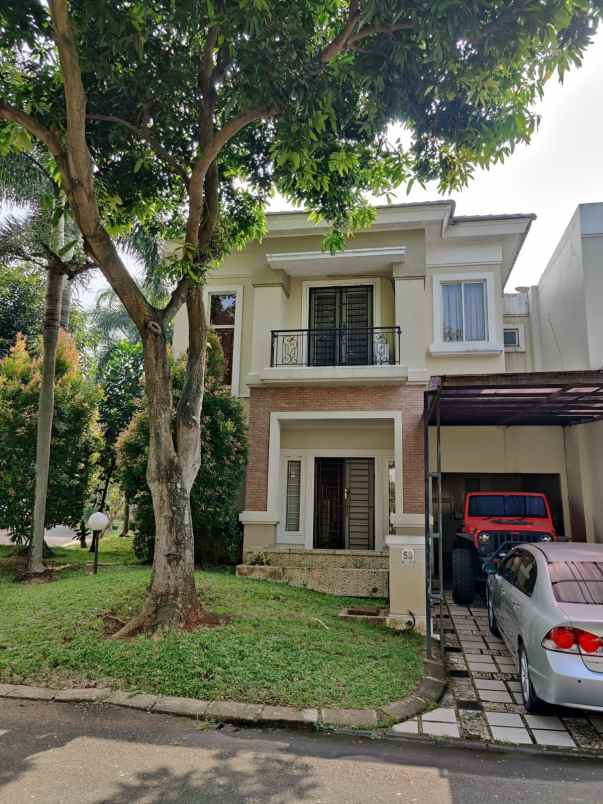 dijual rumah pondok hijau golf gading