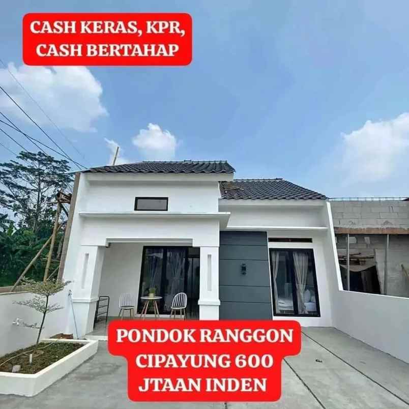 dijual rumah pondok ranggon