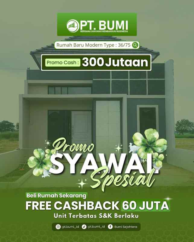 dijual rumah prasung tambak buduran