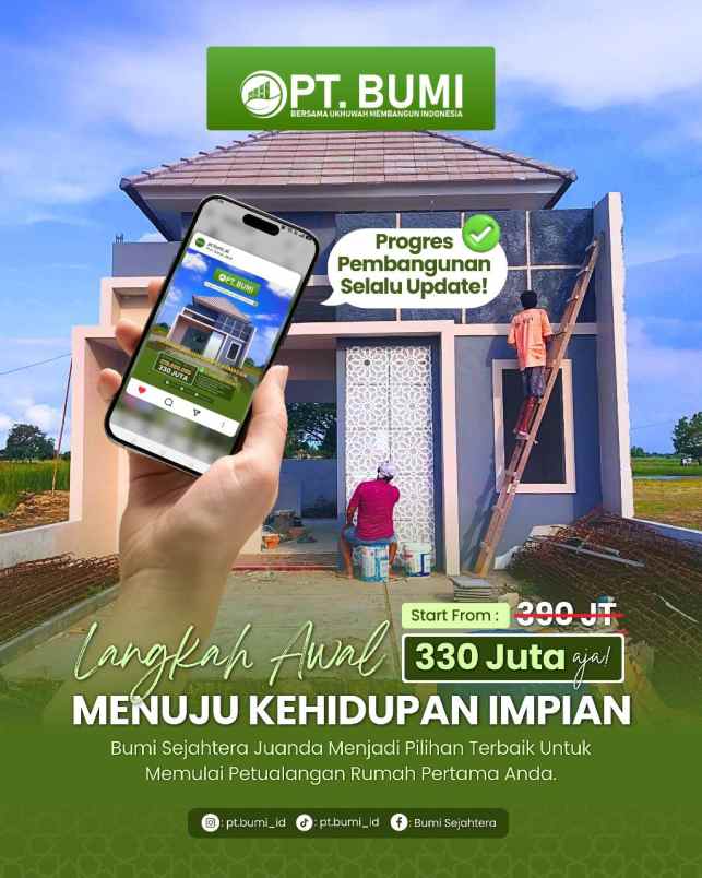 dijual rumah prasung tambak buduran